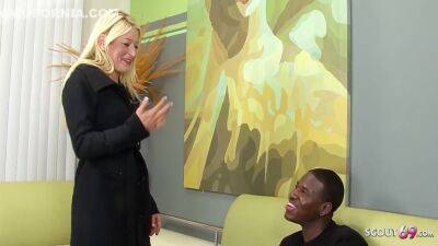 Blonde Teen Talk Black Monster Cock Neighbour To Fuck Her Anal - upornia.com - Germany