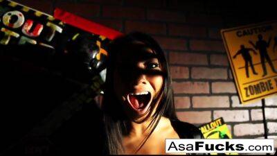 Asa Akira - Asa Akiras Zombie Anal Creampie - upornia.com