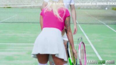 In Rogue Tennis Ball Produces An Anal Racket - Brandi Bae - upornia.com