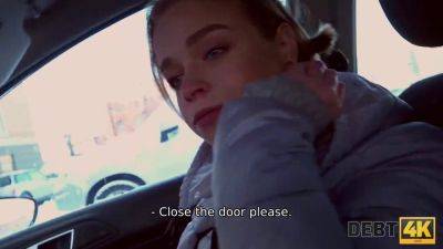 Angel - Calibri Angel blows agent in car & gets rough anal in HD - sexu.com - Russia