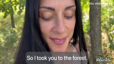 Public Deepthroath Brunette And Rough Anal In The Wood. Anal Creampie - upornia.com