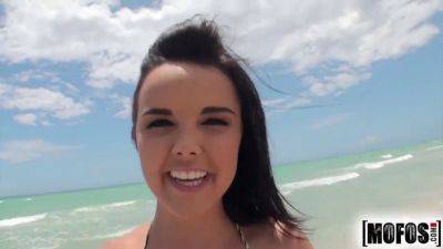Dillion Harper's Mofos: Lets Try Anal: Bikini Babe's Big Clit Gets Pounded in Anal Play - sexu.com