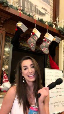 Christina - Christina Khalil Christmas Anal Livestream Video Leaked - drtuber.com