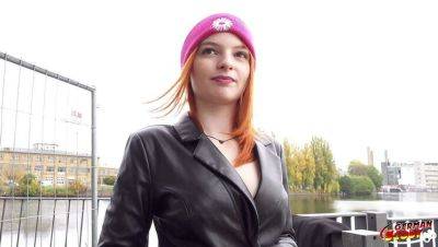 Redhead Foxy Icegram's First Rough Anal Casting in Germany - porntry.com - Germany