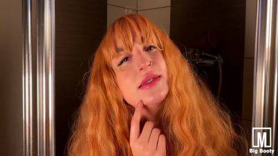 Redhead Slut Plays In The Bathroom While The Guy Is At Work - Anal Sex 7 Min - upornia.com