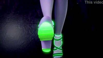 Mantis X: Cyberpunk Rebecca's Anal & Blowjob Action - porntry.com