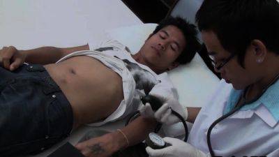 Home Asian twink in anal with his doctor - drtuber.com