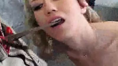 Stunning Blonde MILF Alana Evans Takes Hard Anal Creampie in Stockings - veryfreeporn.com - Britain