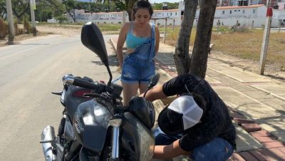 Big Ass Biker Girl Gets Hardcore Anal Fuck After Roadside Help - ManuelaAlvarez - xxxfiles.com - India - Spain - Venezuela
