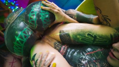 Anuskatzz - Punk Girl Rough Anal Creampie - Tattooed Sluts Fucking Hard - veryfreeporn.com - Britain