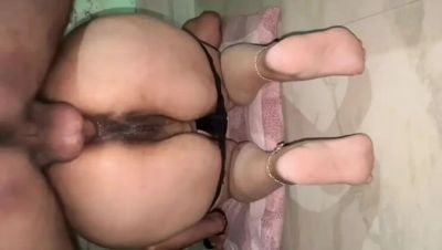 With Boys - Desi Wife Black Panty Hindi Moaning Anal Doggystyle Hardcore Fuck - veryfreeporn.com - India