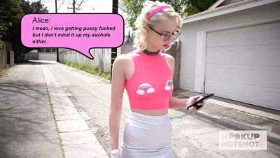 Hot Blonde Alice Pink Takes Big Cock in Her Tight Ass - Hardcore Anal & Facial Fun! - porntry.com
