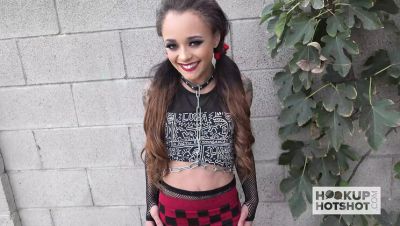 Holly Hendrix - Goth Latina Holly Hendrix Takes Rough Anal & Sloppy Blowjob in Wild 4K Scene - porntry.com