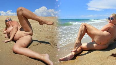 Step Mom Beach Anal Fuck - Mature Blonde MILF Takes It Outside - porntry.com - India