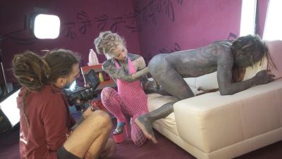 Anuskatzz - Behind The Scenes Anal Fucking With Tattooed German Amateurs Anuskatzz & Lily Lu - porntry.com - Germany