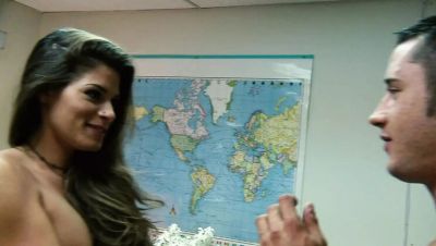 Danny Mountain - Madelyn Marie Slut Secretary Fucks Boss Danny Mountain Anal Blowjob - xxxfiles.com - Britain